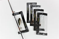 The "Angler" 5-Packs with 5 Color Options, 8"W X 8"L, lure wraps