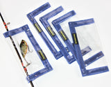 The "Angler" 5-Packs with 5 Color Options, 8"W X 8"L, lure wraps